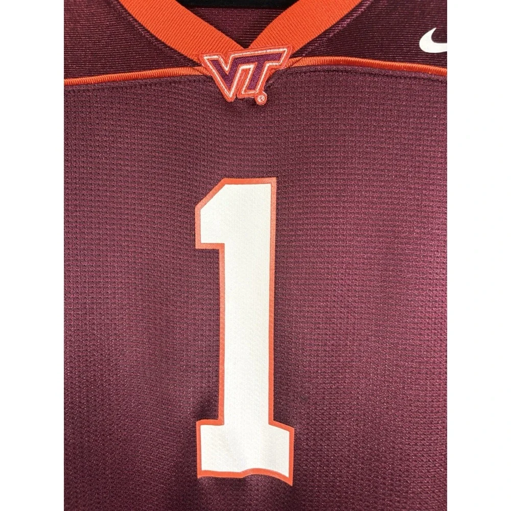 Nike youth jersey size XL Virginia Tech hookies #1 pullover